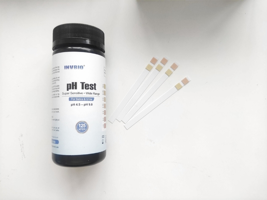 প্রস্রাব এবং লালা পরীক্ষা 100pcs Ph কাগজের স্ট্রিপস শরীরের Ph পরীক্ষা করার জন্য