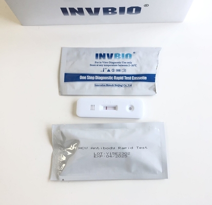 Invbio Saliva Rapid Test Hep C অ্যান্টিবডি লেভেল Hcv স্ক্রীনিং ক্যাসেট