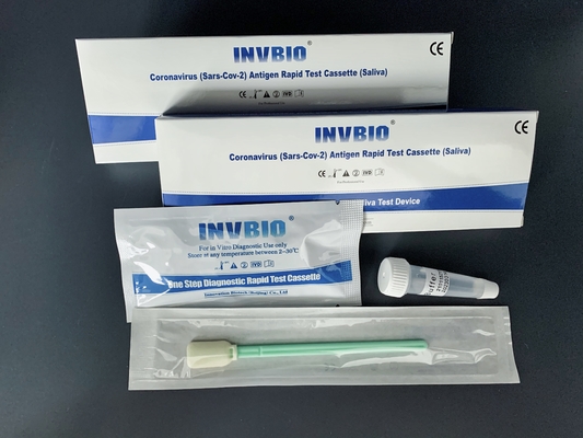 INVBIO নির্ভুলতা করোনাভাইরাস লালা Rtk পরীক্ষা 5pcs/ বক্স গুণগত সনাক্তকরণ