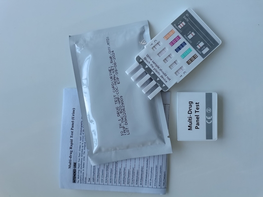 Coc / Thc / Opi / Amp / Pcp মাল্টি ড্রাগ টেস্ট প্যানেল একাধিক পরিমাণ 20