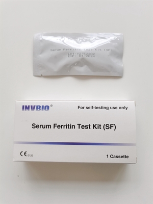 রক্তাল্পতা সনাক্তকরণ Ferritin হোম টেস্ট কিট Ce মার্ক করা
