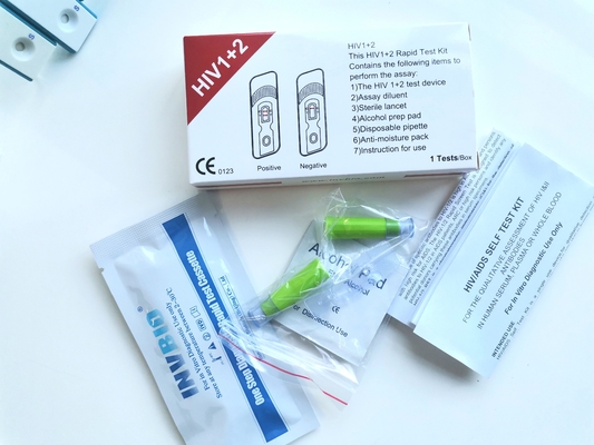 OEM 40pcs এইচআইভি র‌্যাপিড টেস্ট কিটস ওয়ান স্টেপ মেডিক্যাল ডায়াগনস্টিক ফর হিউম্যান