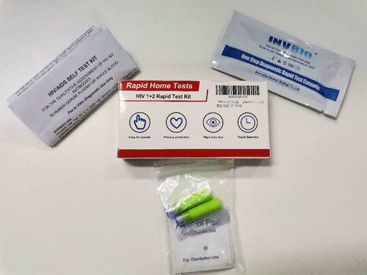 25pcs পুরো রক্ত ​​ডায়াগনস্টিক এইচআইভি র‌্যাপিড টেস্ট কিট হোম ইউজ সেলফ টেস্ট