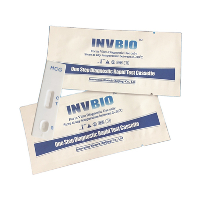 মেডিকেল IVD Hcg ওয়ান স্টেপ প্রেগন্যান্সি টেস্ট কার্ড