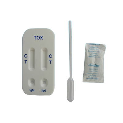 IgG IgM TOXO টক্সোপ্লাজমোসিস হোম টেস্ট কিট কলয়েডাল গোল্ড ক্রোমাটোগ্রাফি