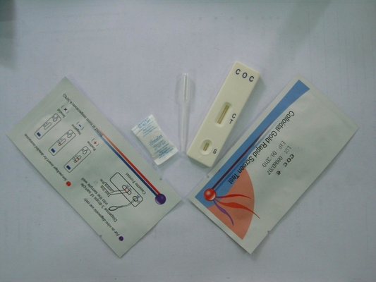 FDA COC কোকেন ড্রাগ এবিউজ টেস্ট কিট ক্যাসেট 3.00mm হোম টেস্টিং