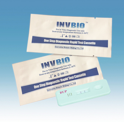 INVBIO Buprenorphine BUP ড্রাগ এবিউজ টেস্ট কিট 25 টেস্ট / বক্স