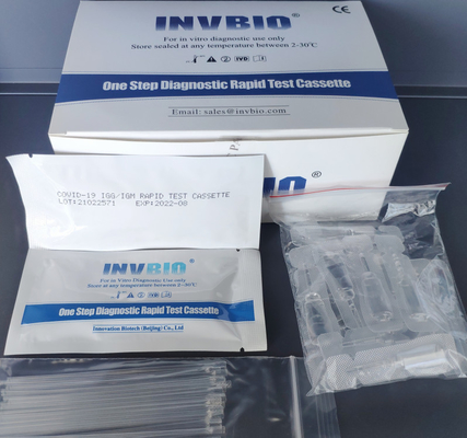 96.8% নির্ভুলতা Covid 19 Ab Rapid IgG IgM অ্যান্টিবডি টেস্ট কিট OEM প্যাকেজ