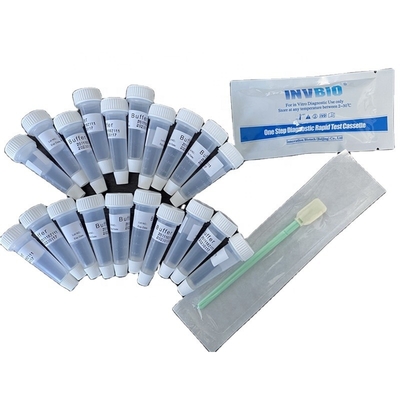 INVBIO নির্ভুলতা করোনাভাইরাস লালা Rtk পরীক্ষা 5pcs/ বক্স গুণগত সনাক্তকরণ