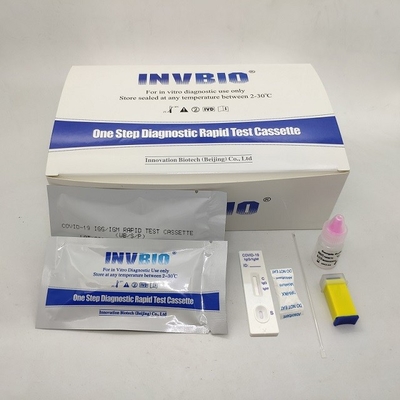 SARS-CoV-2 সিরাম প্লাজমা IgG IgM অ্যান্টিবডি টেস্ট কিট বাড়িতে 25pcs/ বক্স