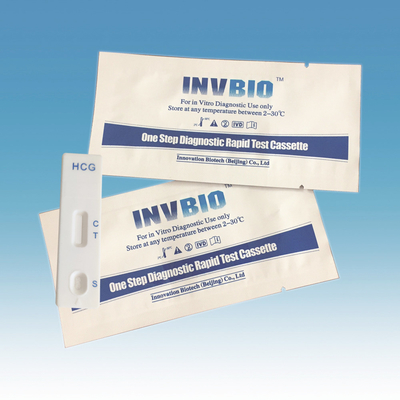 মেডিকেল IVD HCG ইউরিন প্রেগন্যান্সি টেস্ট কার্ড 99% সঠিকতা দ্রুত ডায়াগনস্টিক