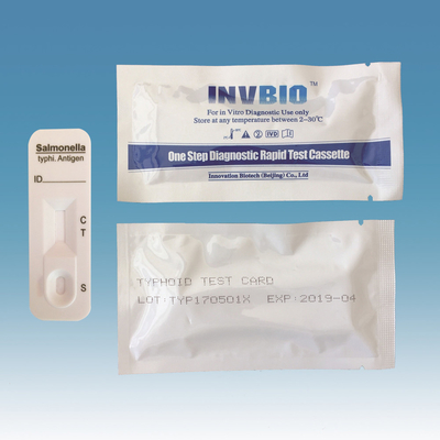 টাইফয়েড Ag Rapid Card Test Hole Blood/ Serum Medical IVD